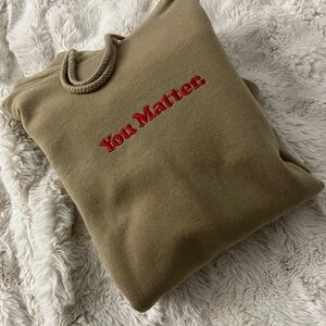 Brown/Tan You Matter Hoodie - Demetrius Harmon